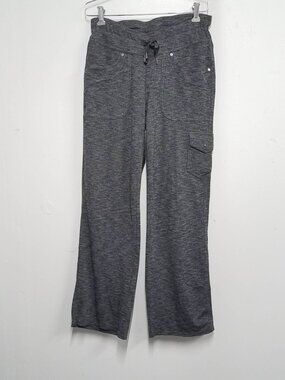 Kuhl Mova Pants Gray Womens 8 Short Straight Stretch Drawstring Pockets 6199